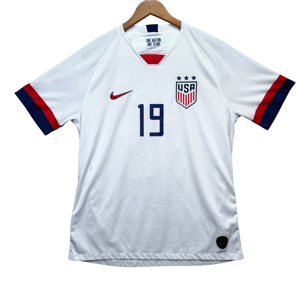Nike USWMT USA 3 Star France Dunn Adult's Home Jersey Soccer World Cup 2019 L